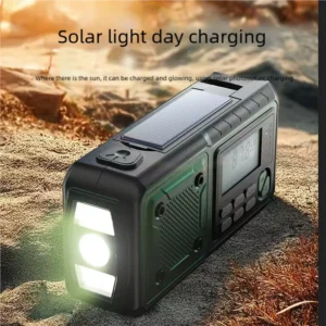 Emergency Crank charging power station, with FM/AM/SW/ Radio